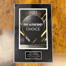 Holt's Reliable Garage Door Achievement Award 2