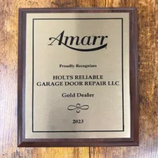Holt's Reliable Garage Door Achievement Award 4