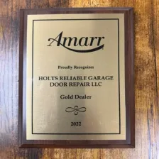 Holt's Reliable Garage Door Achievement Award 5
