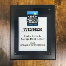 Holt's Reliable Garage Door Achievement Award 8