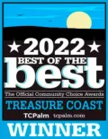 Treasure Coast Winner 2022 - Holt's Reliable Garage Door Achievement