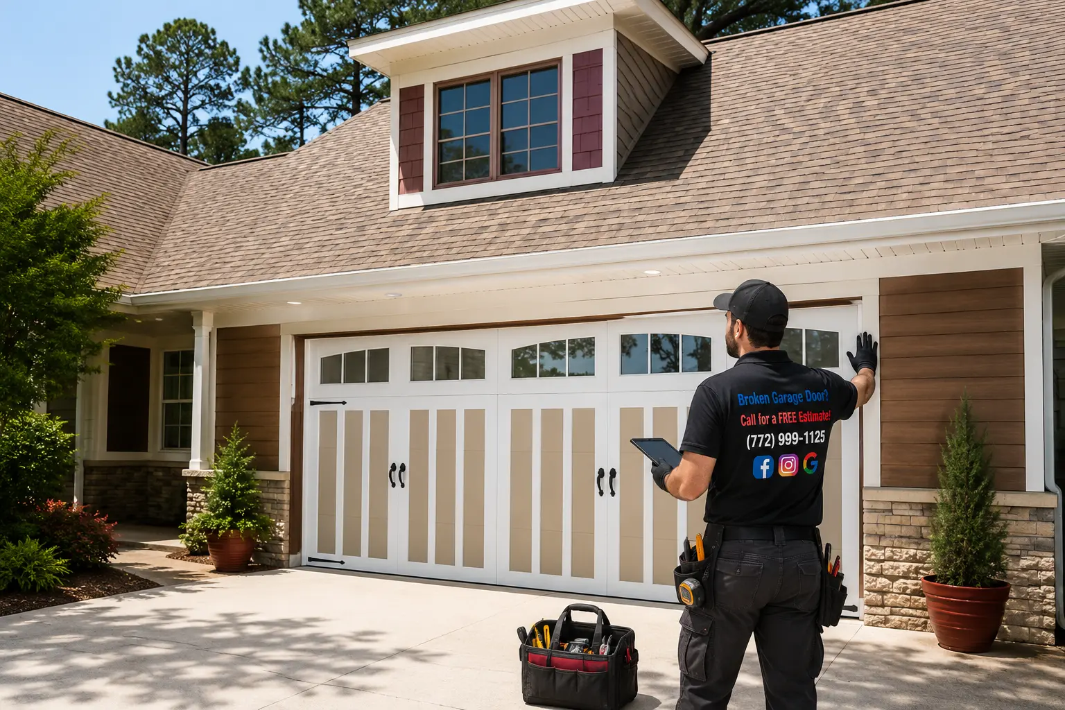 Amarr Garage Door Installation in Port St. Lucie, FL