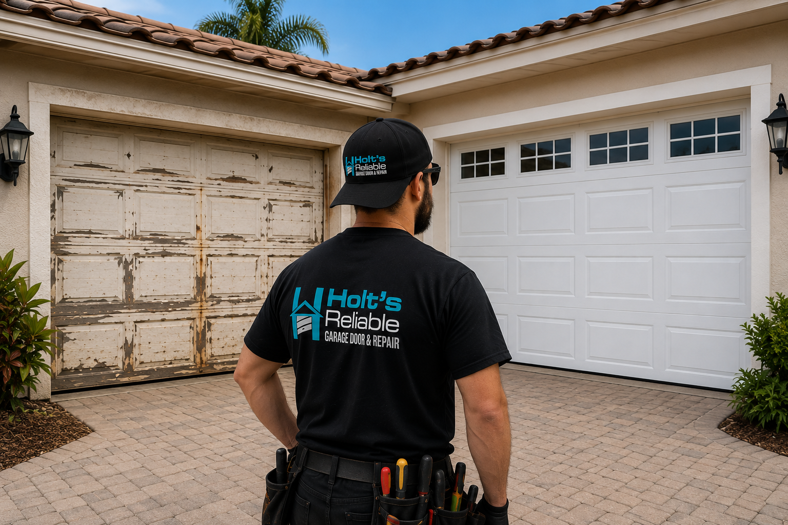 Why Replace Existing Garage Doors in Palm City | Holt's