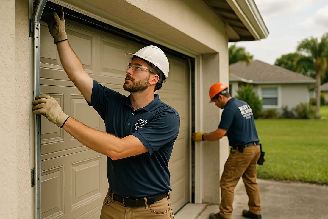 Brand New Garage Door Installation in Saint Lucie County