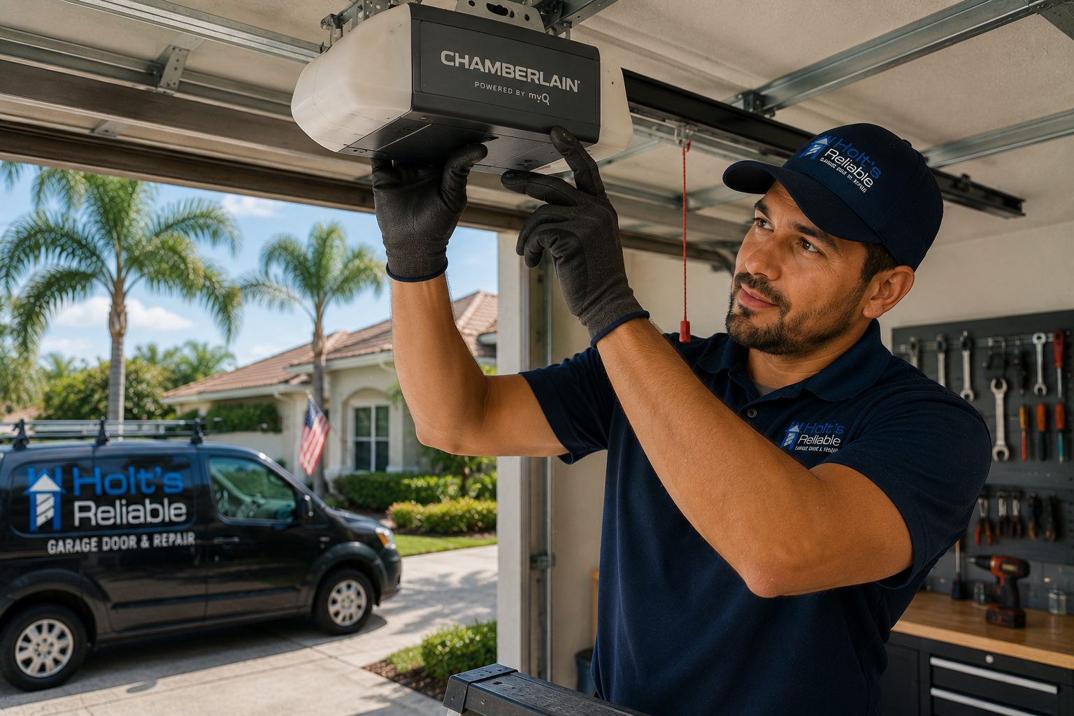 Chamberlain Garage Door Replacement in Saint Lucie County