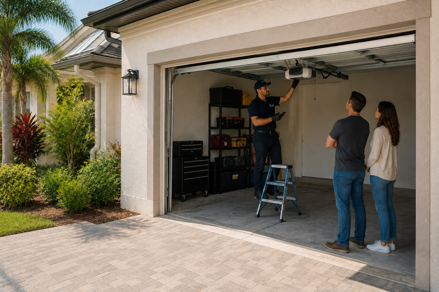 The best garage door repair company Treasure Coast