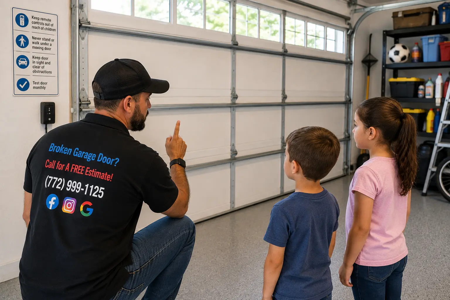 Safety Tips for Households with Garage Doors