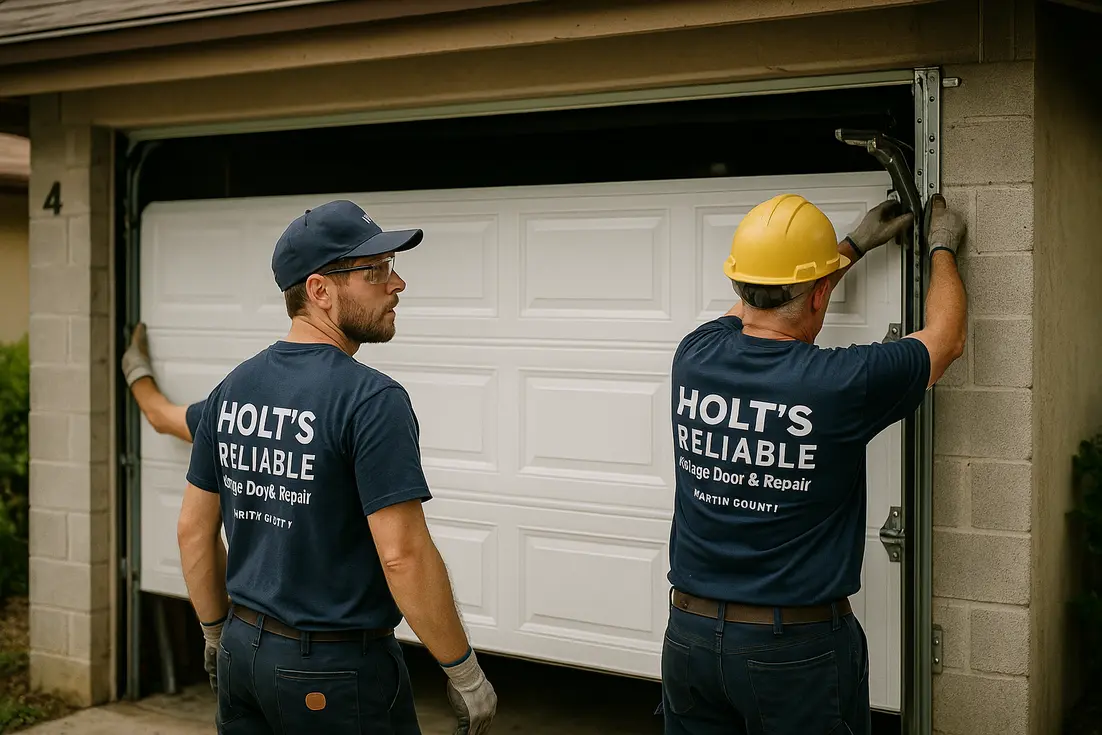 Brand New Garage Door Installation in Martin County