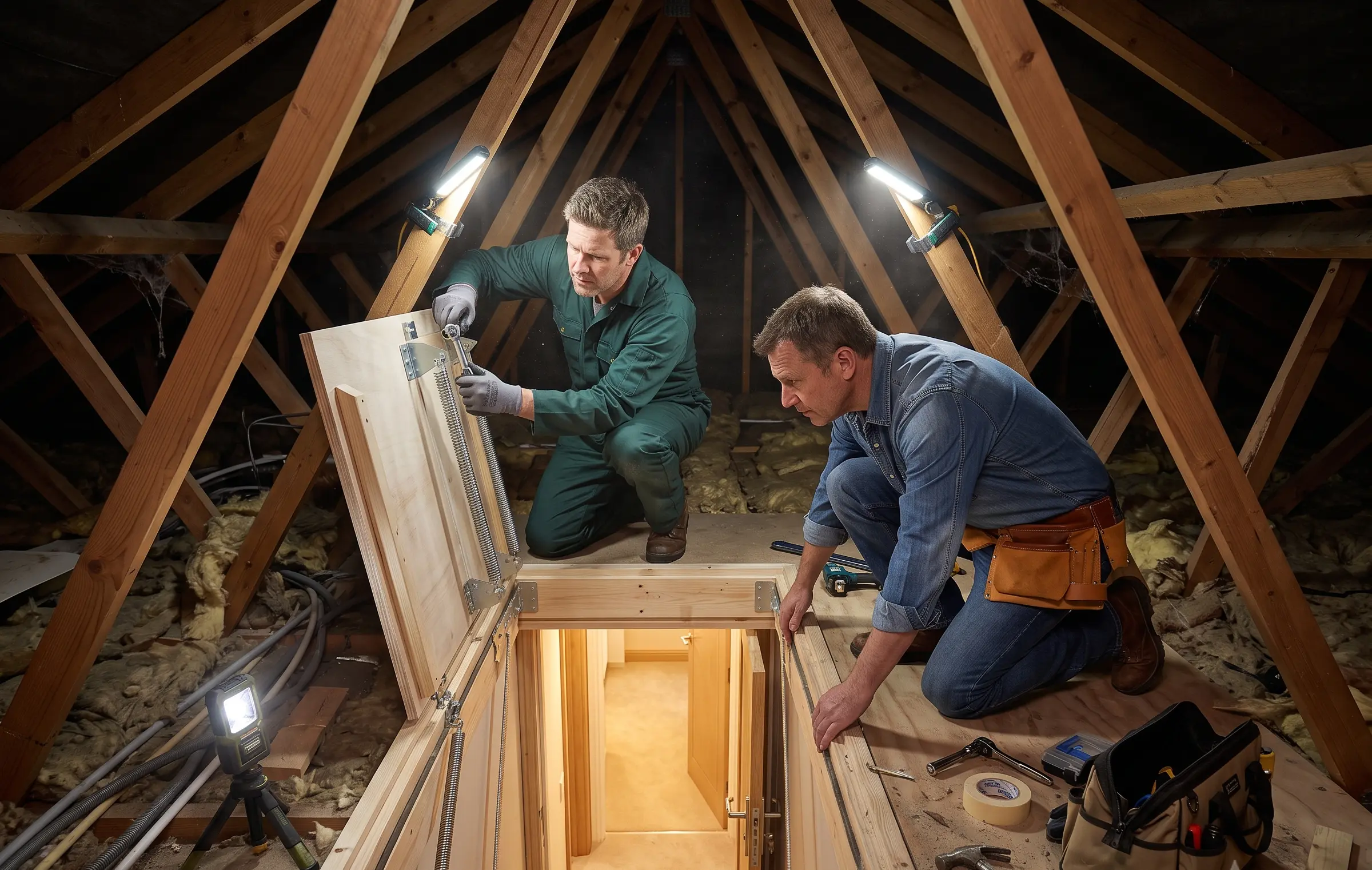 Attic Stairs Replacement in Palm City, FL
