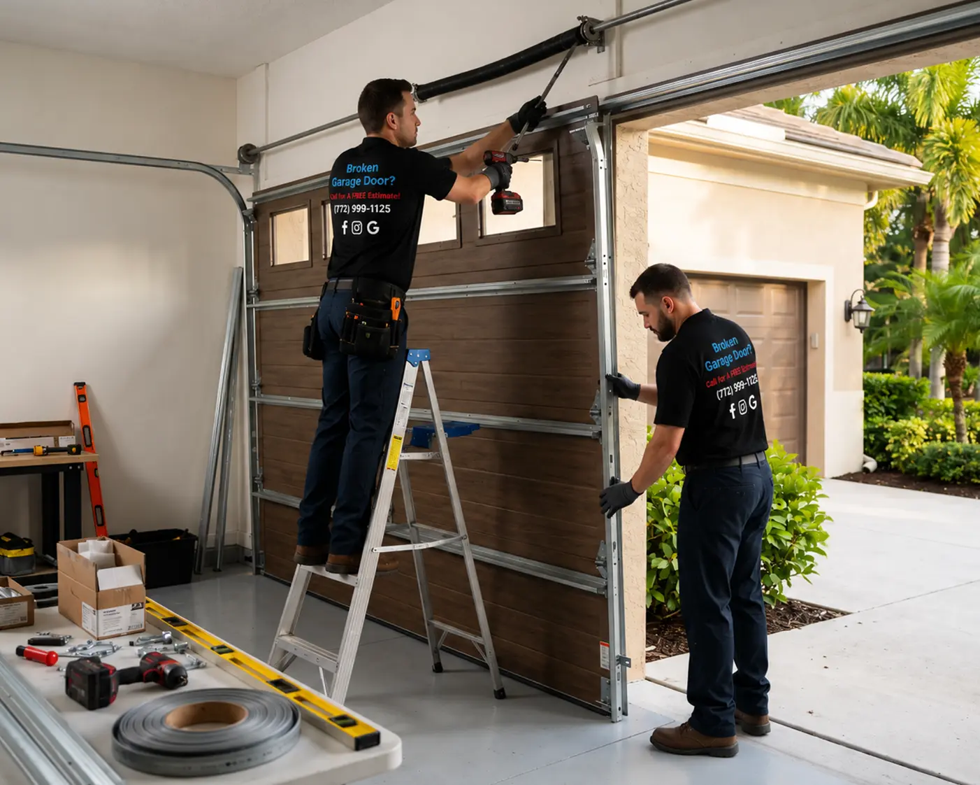 Amarr Garage Door Installation in Palm City, FL