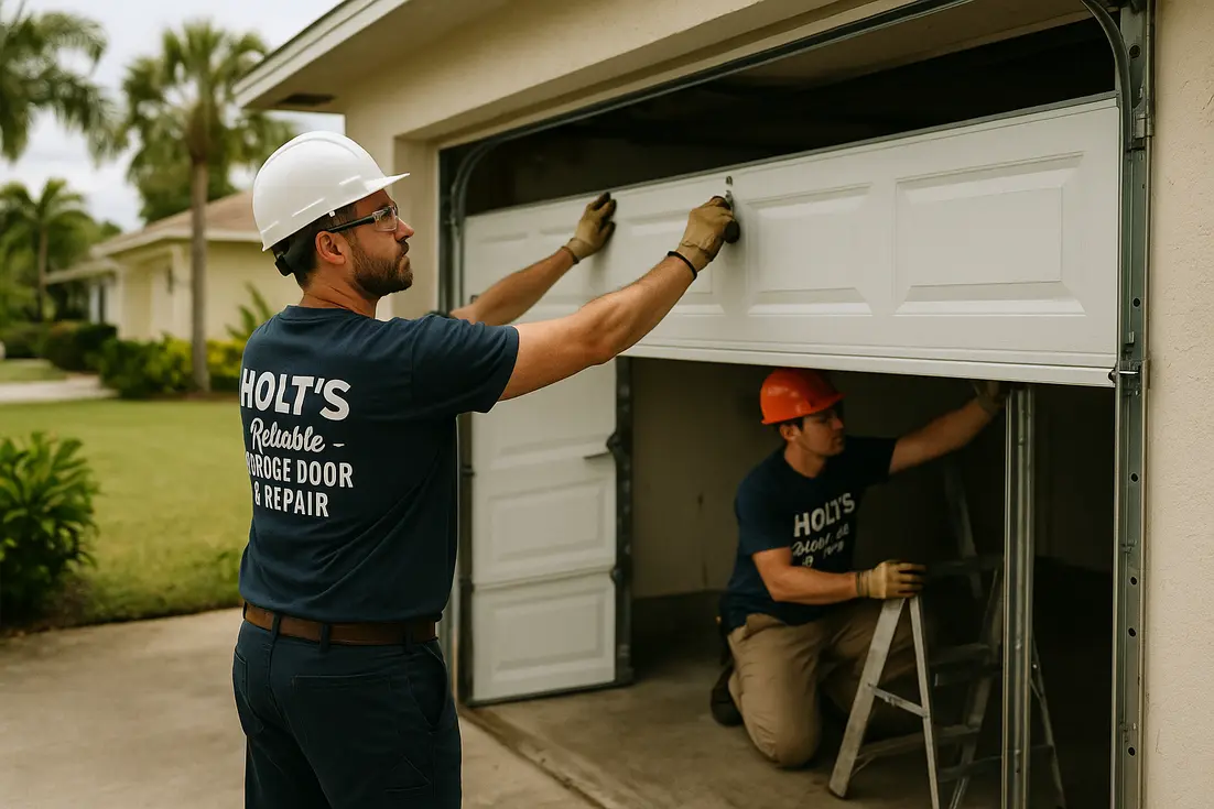 Brand New Garage Door Installation in Vero Beach