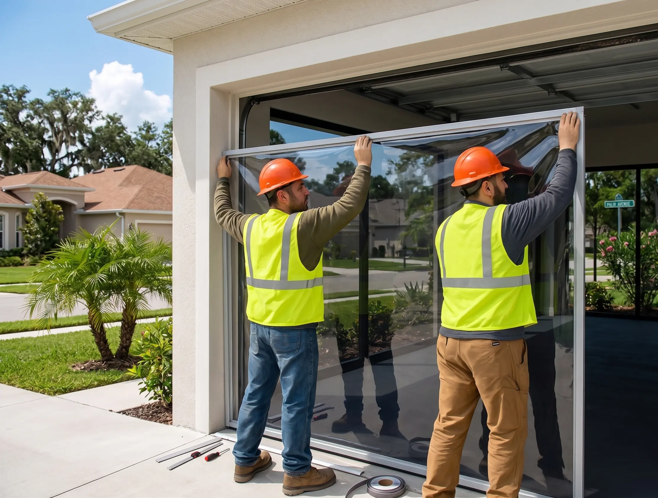 Premium Garage Door Screens | Holt's Installation