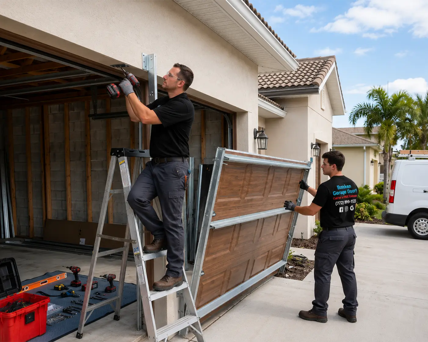 Amarr Garage Door Installation in Fort Pierce, FL