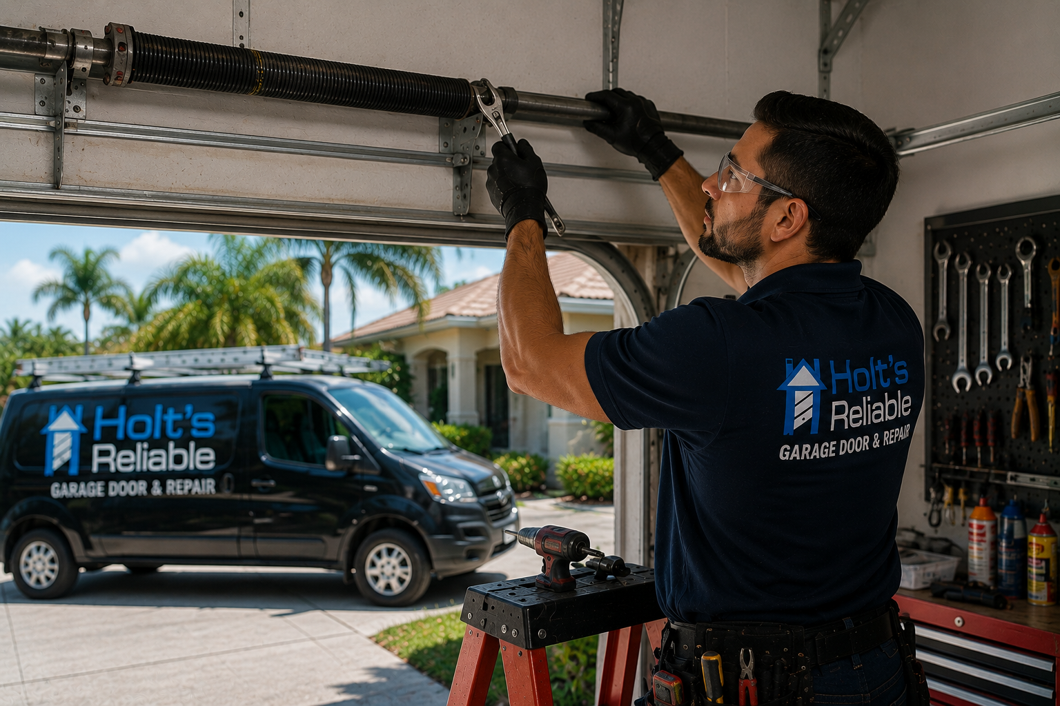  Budget-Friendly Broken Garage Door Spring Repair in Treasure Coast & North Palm Beach