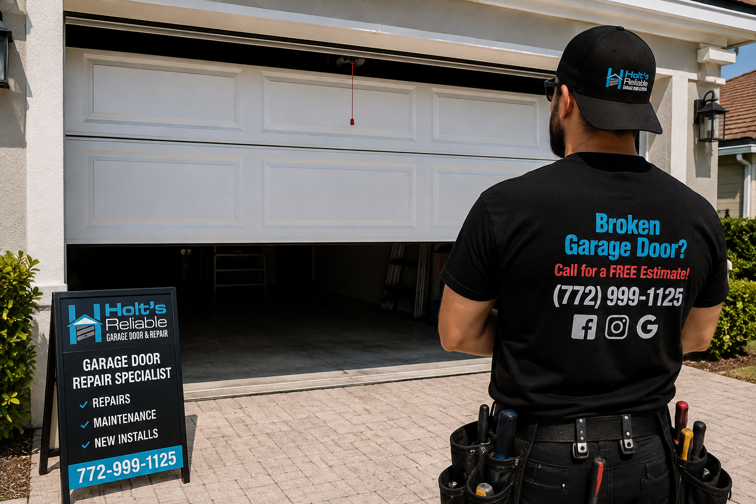 Garage Door Closing a Few Inches Reopening? Get Fast Help in Port St. Lucie