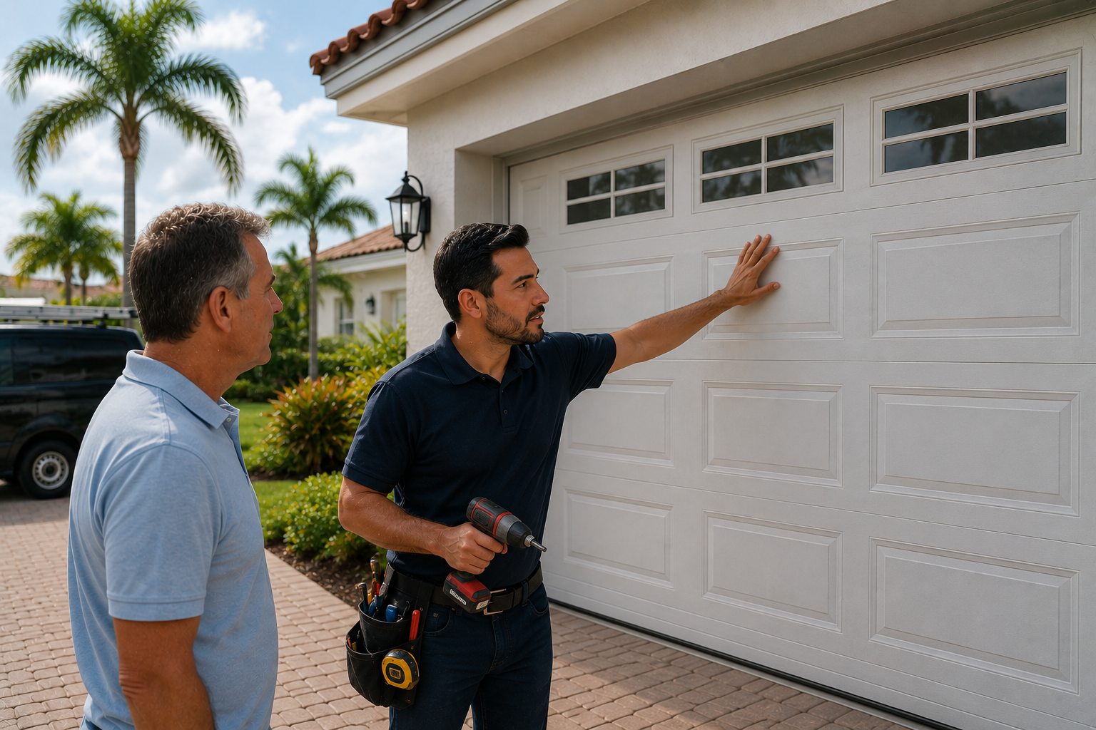 Garage Door Wind Code Compliance in North Palm Beach