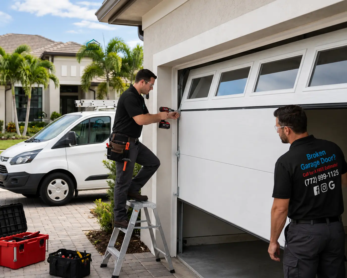 Amarr Garage Door Installation in Stuart, FL
