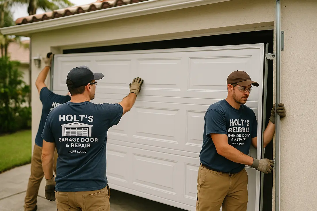 Brand New Garage Door Installation Hobe Sound FL